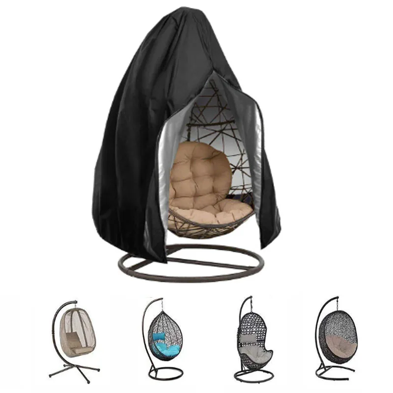 

Swing Hanging Chair Eggshell Dust Cover Polyester Waterproof UV Resistant Durable Protective Cover Outdoor Home Garden Supplies