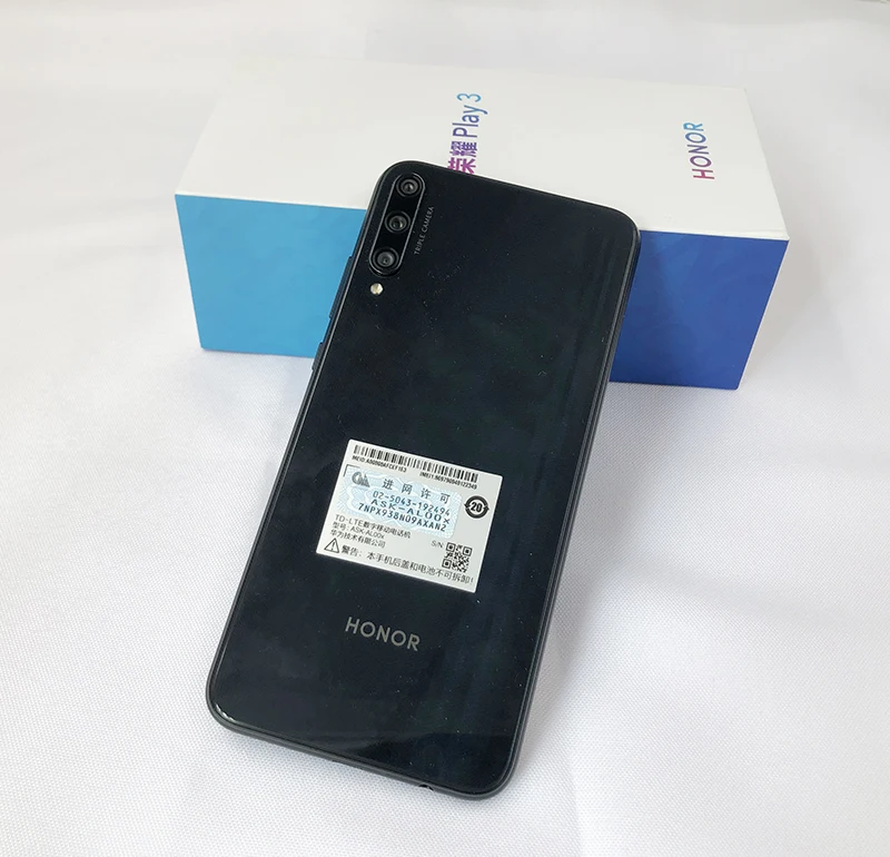 Honor play 3 смартфон 4000 мАч батарея Kirin 710F 48MP камера Android 9,0 6,3" ips 1560X720