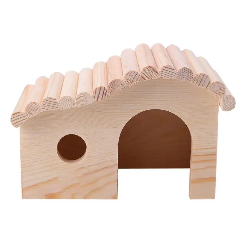Маленькое животное деревянное спальное гнездо Ёж хомяк дом кровать Dodge сборка животное Ежик замок лазание игрушки маленький домик для домашних животных
