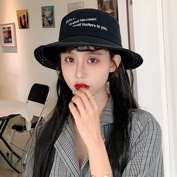 

2020 New Sun Hat women Spring and Autumn Fisherman bucket Hat Summer Shopping Sun Hat Student Couple Korean beach Basin caps