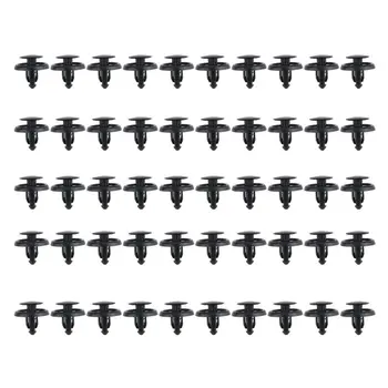 

2018 Hot selling 50pcs 19.15 x 19.8mm Auto Car Plastic Rivet Fastener Clips Trim Panel Fit 7mm Hole for Toyota