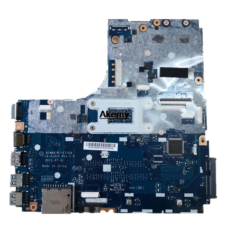 LA-D101P motherboard for Lenovo B51-80 TianYi300-15ISK motherboard BIWB6/B7/E7/E8 LA-D101P I7-6500U original test