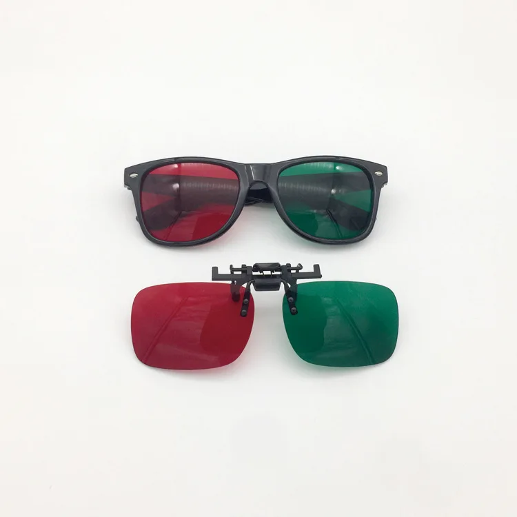 Красные зеленые очки стерео очки для тренировки Amblyopia тренировки зрения