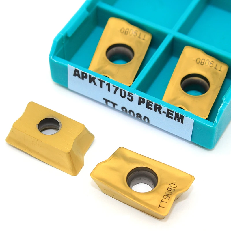 APKT1705 PER EM TT9080 карбид Вставки фрезерный токарный инструмент лезвие токарный станок резак инструменты APKT 1705 фрезерный Резак Режущий инструмент для ЧПУ