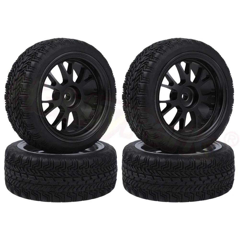 4 шт. 7 мм концентраторы RC автомобильные колеса и шины для WLtoys A959 A949 A969 A979 A959B A969B A979B 1/18 RC Запасные части для автомобиля - Цвет: Type 2 Black 7949