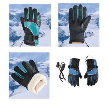 

Electric Warm Gloves Winter Thermal Full Finger Cycling Glove Touch Screen