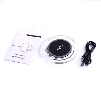 

Wireless Charger for IPhone X 8 Samsung S9 S8 S7 S6 Edge Note 8 Phone Fast Wireless Charging Pad Docking Dock Station