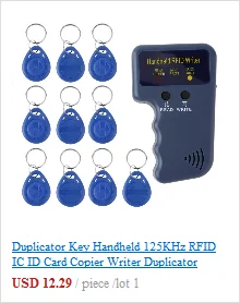 ACR122U RFID считыватель карт Nfc считыватель модуль Rfid 125 Kc Rfid Программист Дубликатор частоты дверной ключ копировщик программист WriterUSB