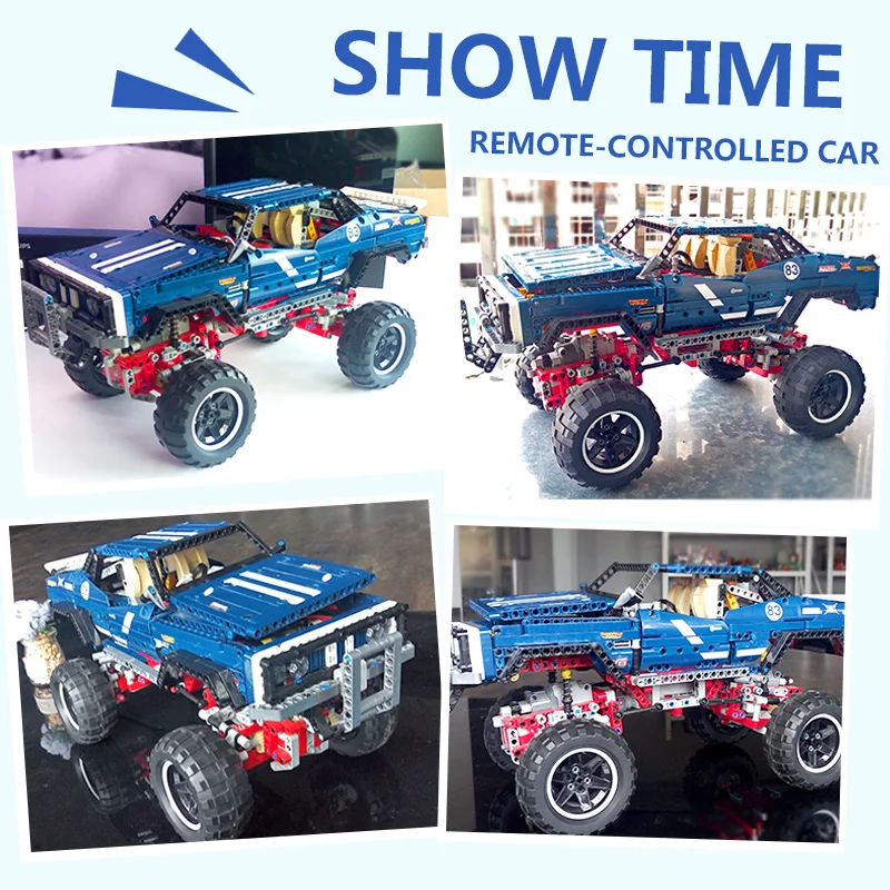 20011 дизайн автомобиля игрушки совместим с 41999 4x4 на гусеничном ходу сборка модель автомобиля для детей Рождественский подарок конструкторных блоков, Детские кубики