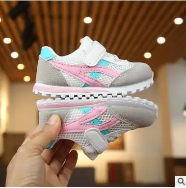 Pink 168 Детская спортивная обувь для мальчиков и девочек; кожаные кроссовки на плоской подошве для малышей; модная повседневная мягкая обувь для младенцев - Цвет: Pink 168