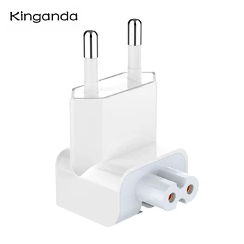 

2020 Euro Plug AC Duck Head for iPad Air Pro MacBook charger Suit for MagSafe 2 Wall Charge Power Adapter EU European Pin Plug