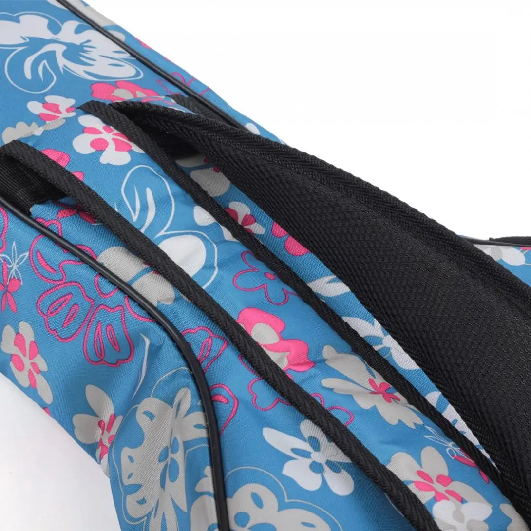 40/41 дюймов цветочный принт народная Акустическая гитара чехол Gig Bag двойные ремни 10 мм хлопок утолщение крышка водонепроницаемый рюкзак