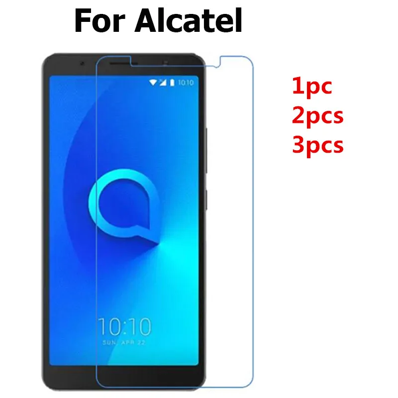 С уровнем твердости 9H Закаленное стекло пленка для Alcatel Работает с любым