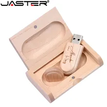 JASTER(10 шт. бесплатный логотип) логотип клиента лазерная гравировка деревянный+ коробка Флешка 8 ГБ 16 ГБ 32 ГБ 64 Гб USB флеш-накопитель фотография подарок