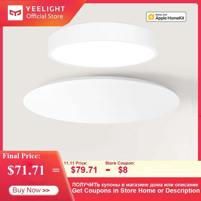 Luz de techo Yeelight Smart Led