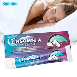 1Box Sumifun Insomnia Care Cream Sleep Aid Ointment Relieve Stress Anxiety Brain Relaxation Body Massage Health Medical Plaster