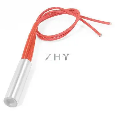 AC 110V 200W 10mm x 40mm Картридж нагреватель Трубчатый Электронагреватель Красный Серебряный тон