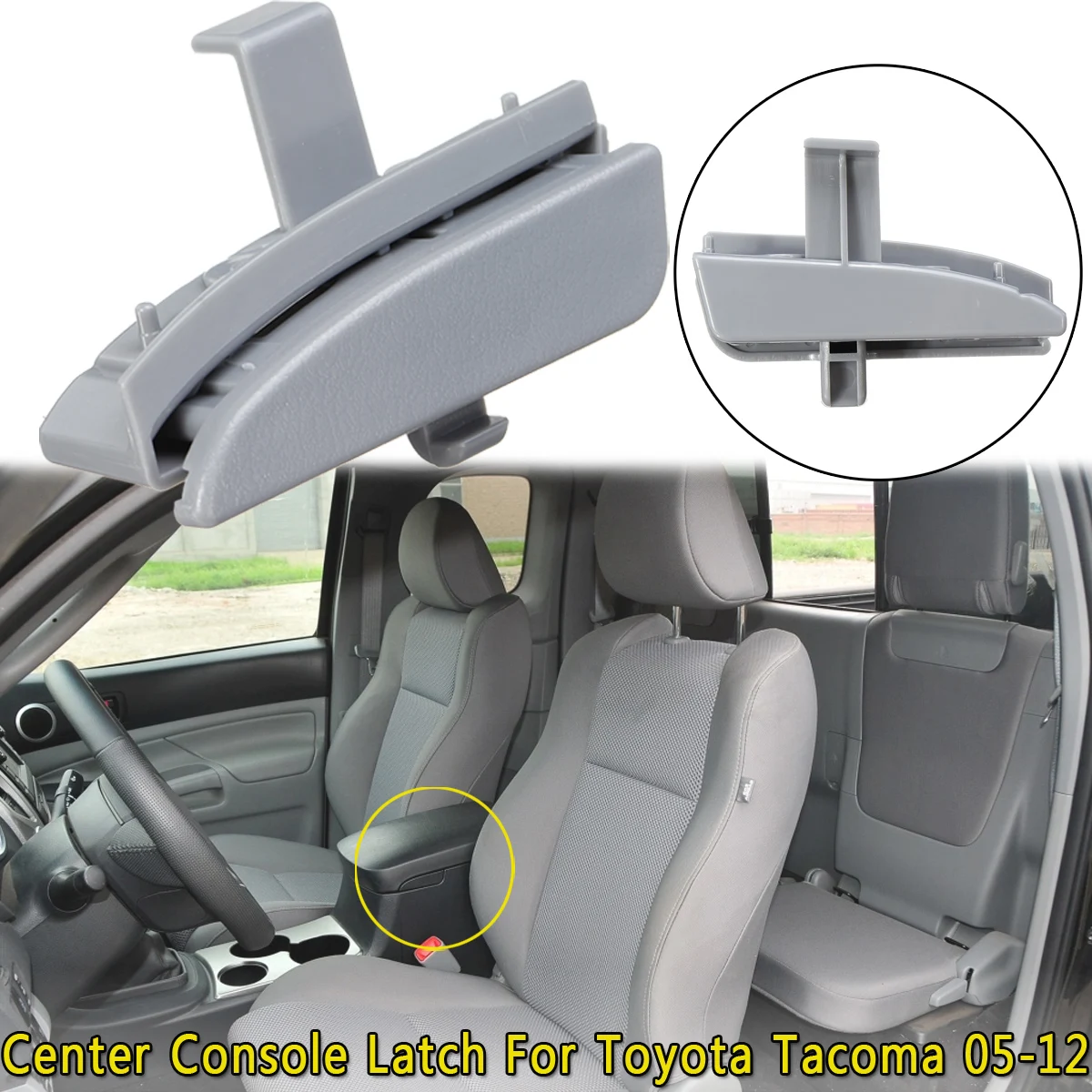 

Center Console Latch Latches Console Lid Lock For Toyota Tacoma 2005 2006 2007 2008 2009 2010 2011 2012 #58910AD030B0
