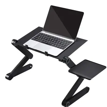

360 Adjustable Computer PC Desk Table Aluminum Portable Laptop Table Stand for Home Bed Office Laptop Holder With Mouse Pad