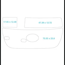 1998 Crownline 266 плавающий шаг Pad лодка EVA Тиковый настил 1/" 6 мм