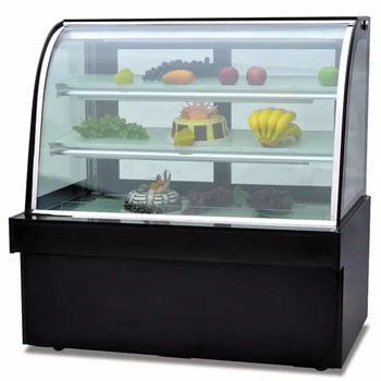

CC-120 3 Layers Arc Glass Cake Display Showcase Cold Cabinet