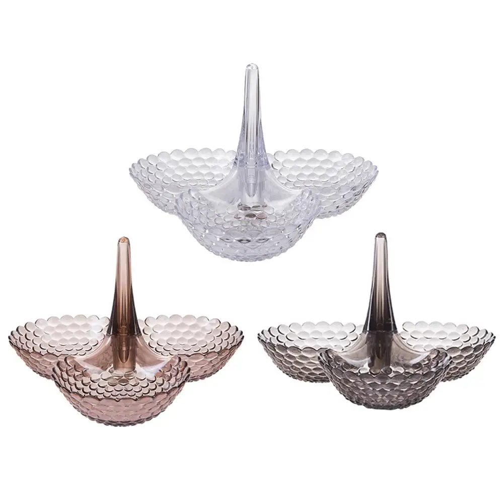 Creative European Style Storage Tray Cake Stand Multi-layer Stacked Fruit Snacks Nuts Plate Plastic Fruit Dessert Platter