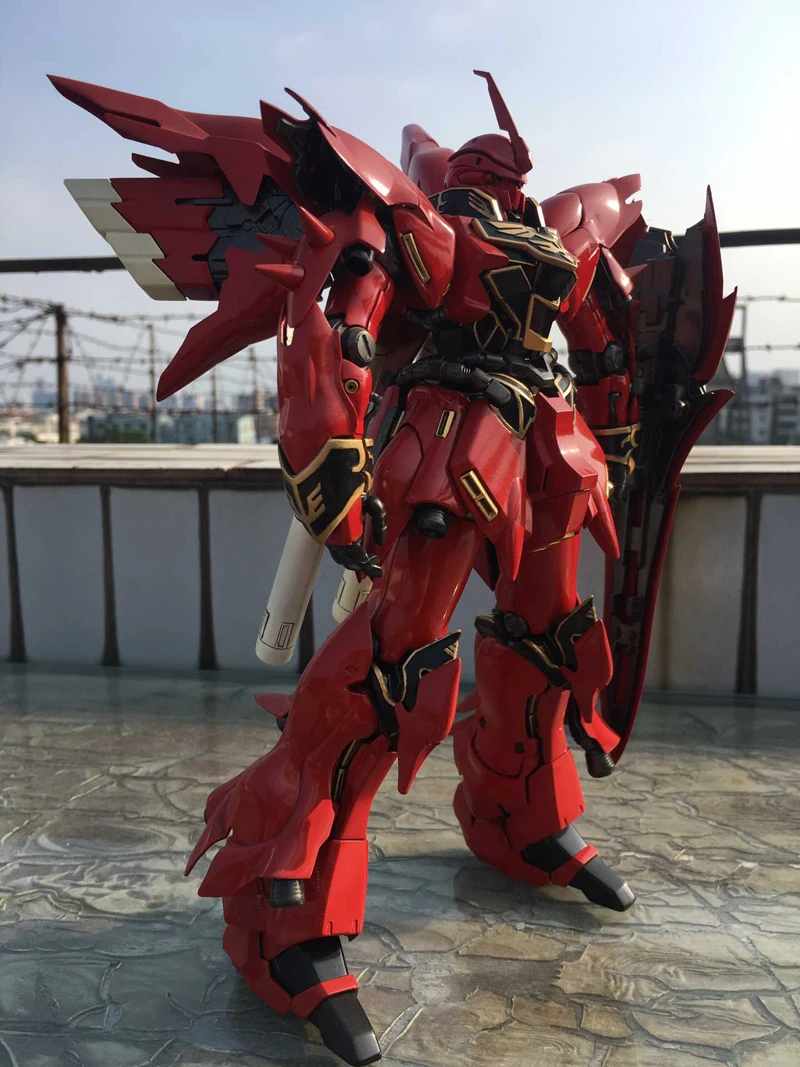 GAOGAO MG 1/144 MSN-06S Sinanju GUNDAM игрушка фигурки до сборки модель для мальчика любимый подарок