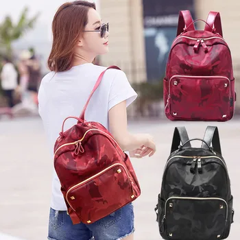 

2020 new women's backpack mini cute backpack fashion ladies zipper backpack double zipper anti-theft bag