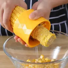 2 шт./компл. желтозерная КУКУРУЗА САМОЛЕТ очистки фруктов и овощей Cob молотилка для кухни гаджеты Ручное Вращение Нержавеющая сталь кукурузы зачистки инструменты 40p