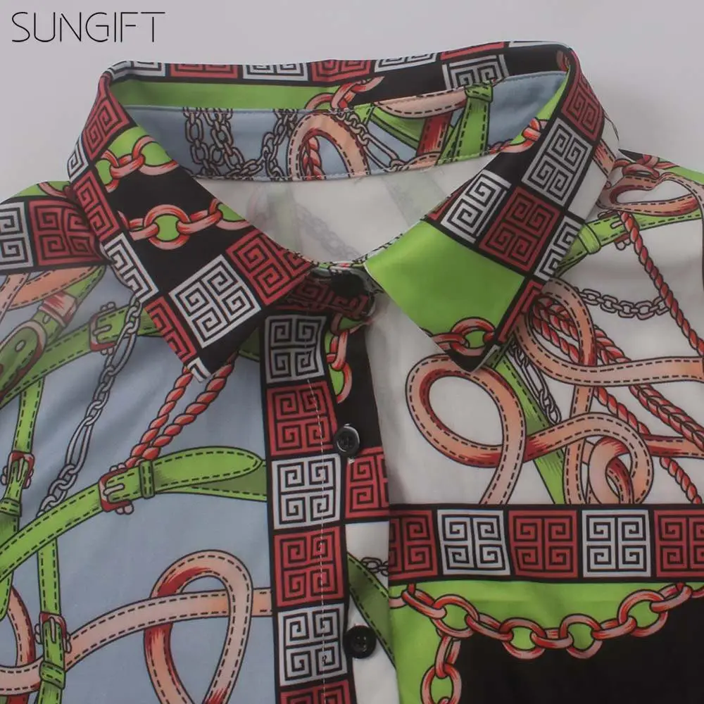 SUNGIFT африканская женская одежда Дашики модный принт с длинным рукавом Комбинезоны сексуальный v-образный вырез осенний Тонкий Повседневный Комбинезон