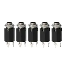 

Hot Sale Guitar Stereo Output Plugs Delicate Design Acoustic Electric Guitar EQ Socket Plug 6.35mm Jack Stereo Output Sock