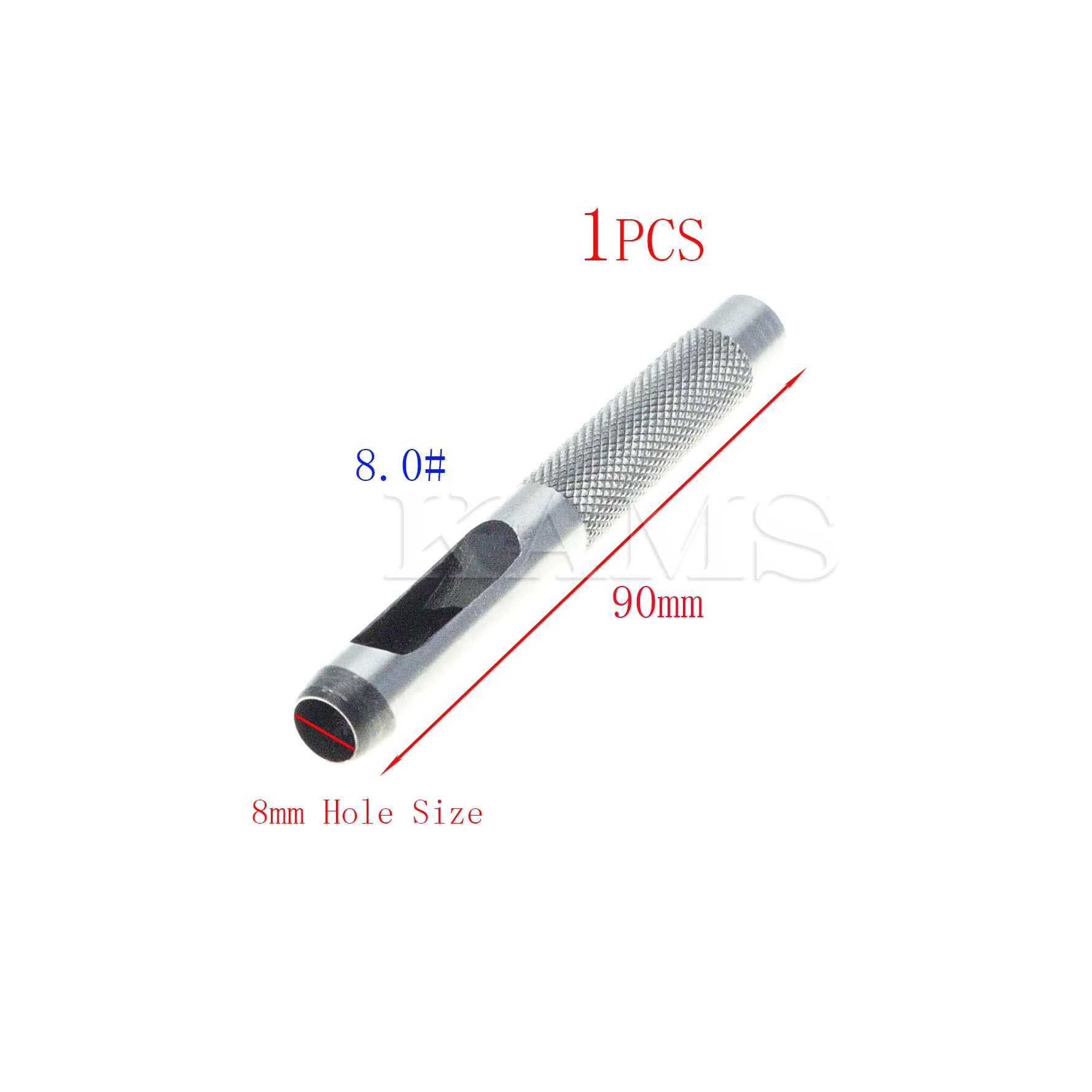 Premium Leathercraft Hole Punch Set - 25-Piece Hollow Puncher for Clothing & Canvas - 1.0mm to 25mm Sizes