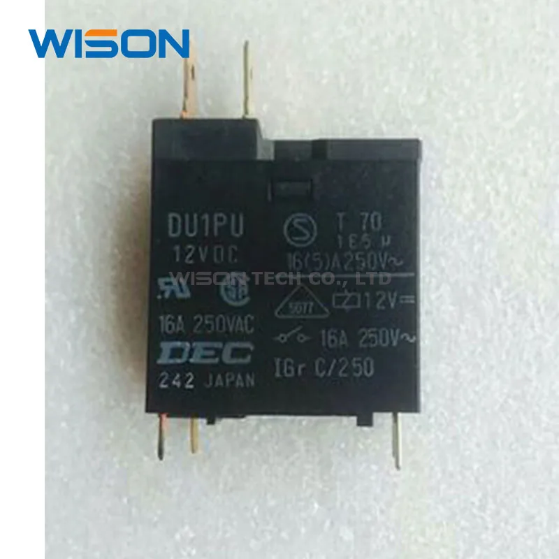 10 шт./лот DU1PU 12VDC DU1PU 18VDC DU1PU 24VDC 16A 250VAC Релейно-4