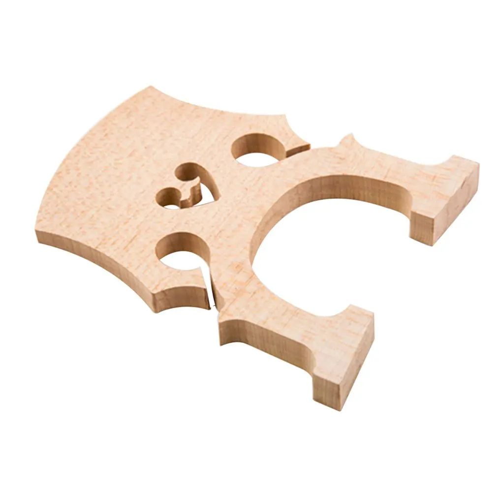 1PCS Exquisite Cello Bridge 4/4 Top Quality Maple Wood Professional Cello Accessories Drop