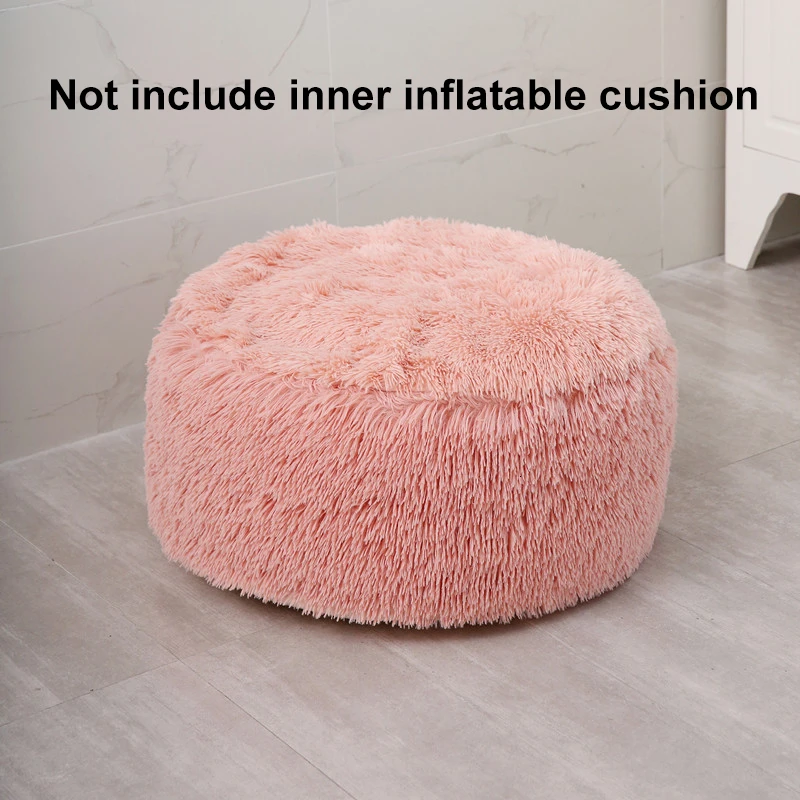 chair cover 1 Милый пушистый зимний чехол для стула для гостиной, спальни, коралловый флис, Надувные круглые чехлы на стулья, чехол для ног 55x25 см - Цвет: chair cover 1