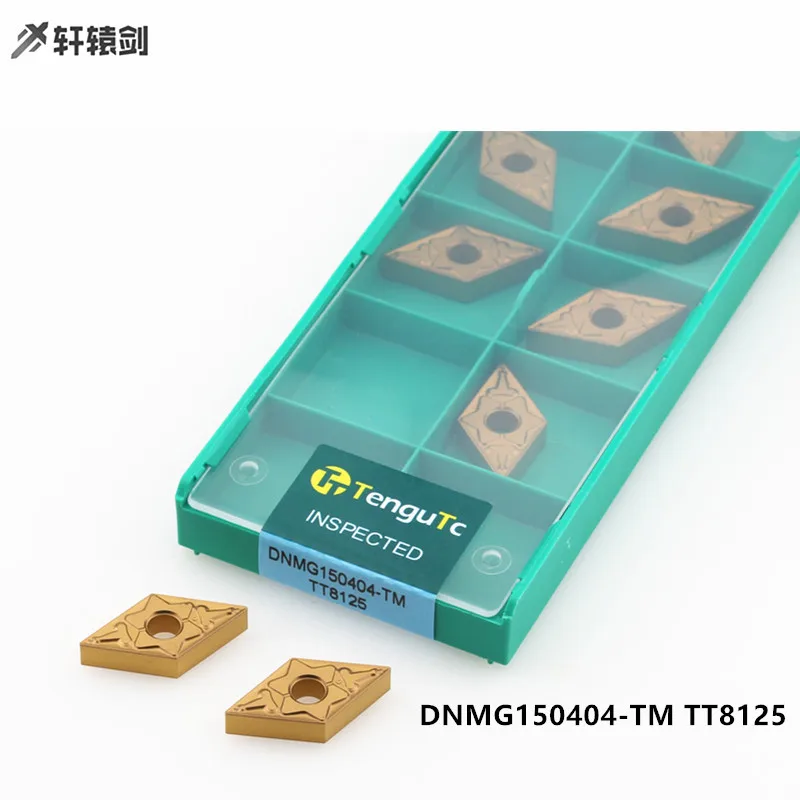 

10pcs DNMG150404-TM TT8125 Carbide insert CNC CNC machine tool lathe milling cutter TaeguTec lathe tool