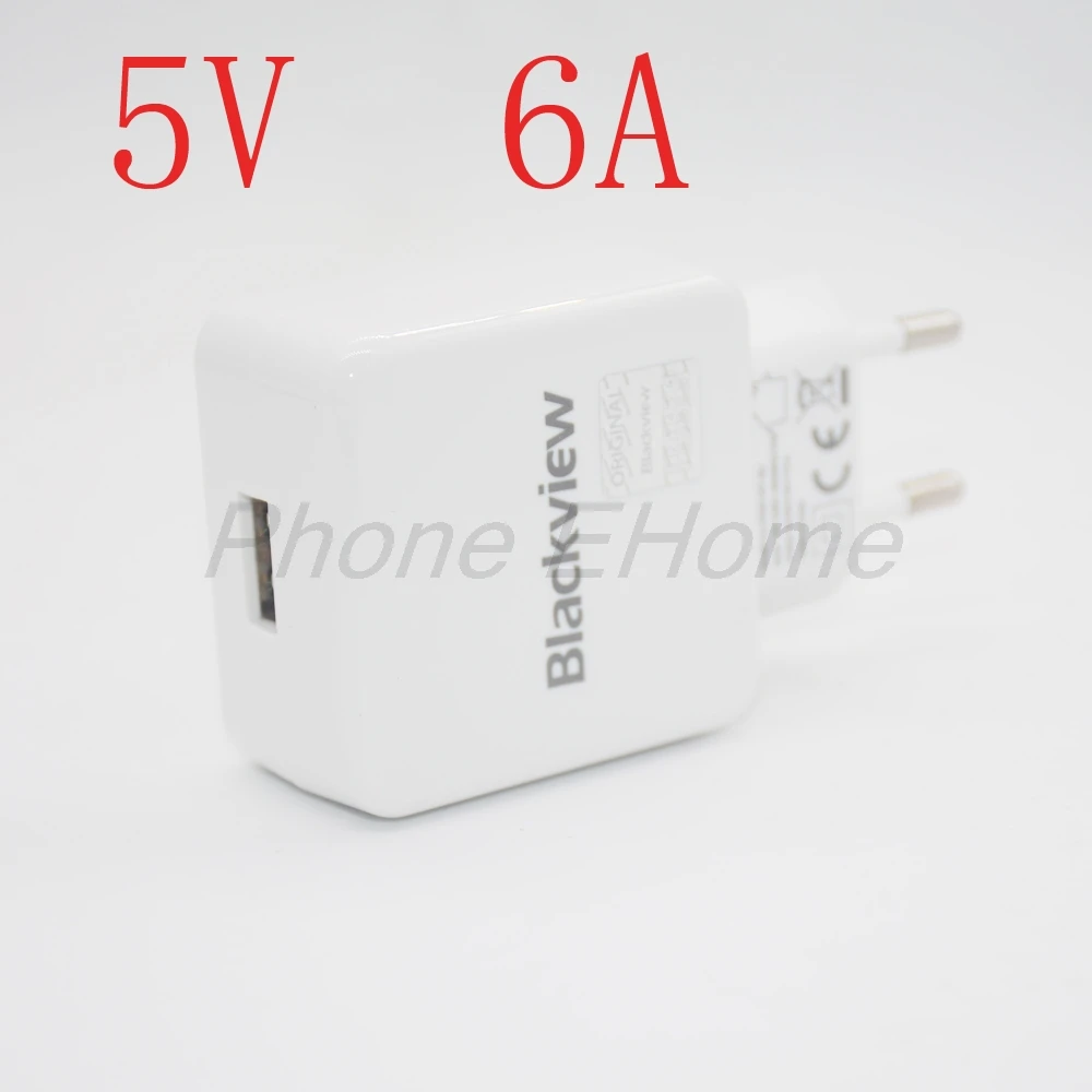 Blackview оригинальное зарядное Зарядное устройство 5V 6A для BV9100