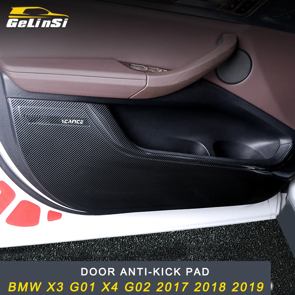 

Gelinsi Car Care Door Protector Gate Cover Auto Anti Kick Pad Frame Interior Accessories for BMW X3 G01 X4 G02 2017 2018 2019