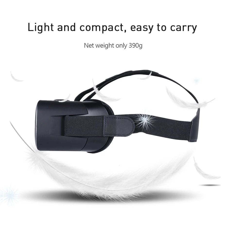 Smart Virtual Reality Head Mount 2560*1440 HD Screen All in One VR Glasses 3D WIFI Private Theater