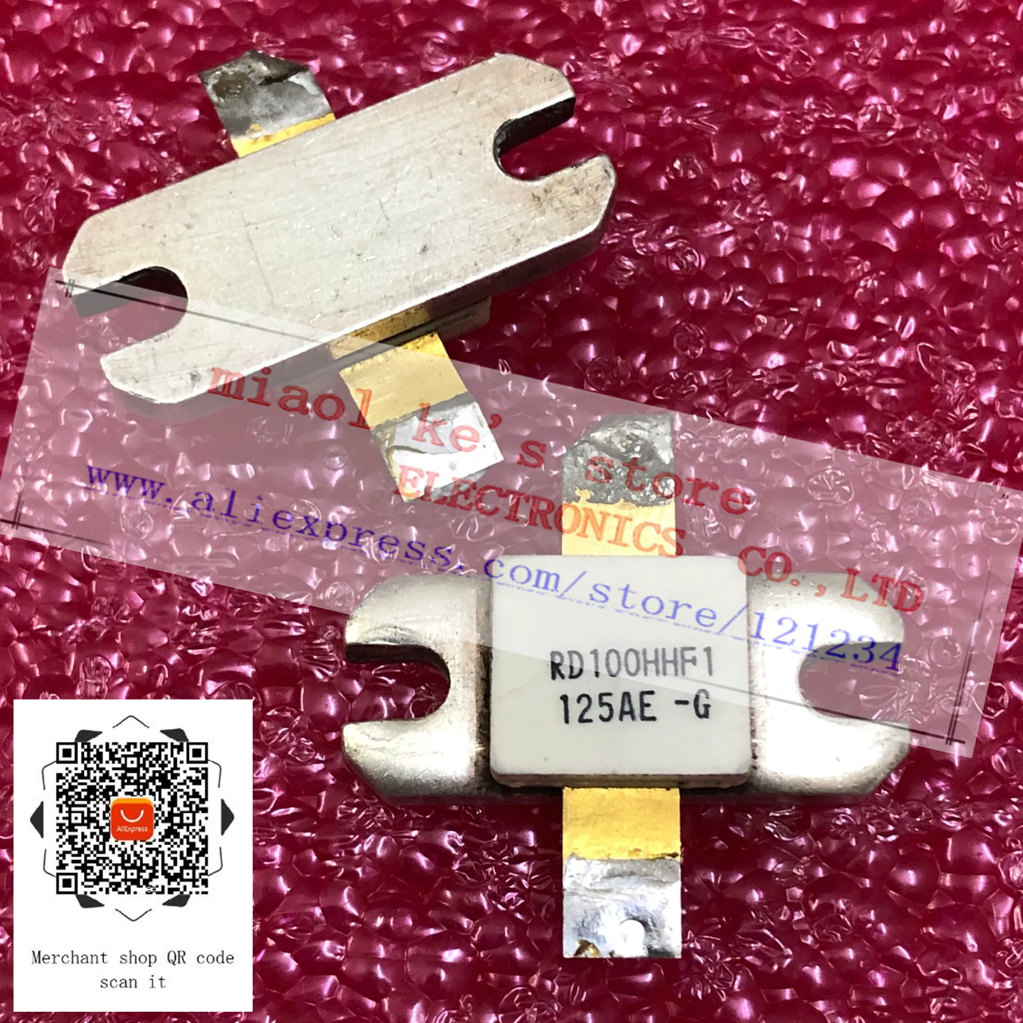 [Б/у] 100% оригинал RD100HHF1 101 Pout&gt100 Вт Gp&gt 12 5 дБ @ Vdd = 60% в f 30 МГц • Высокая эффективность:
