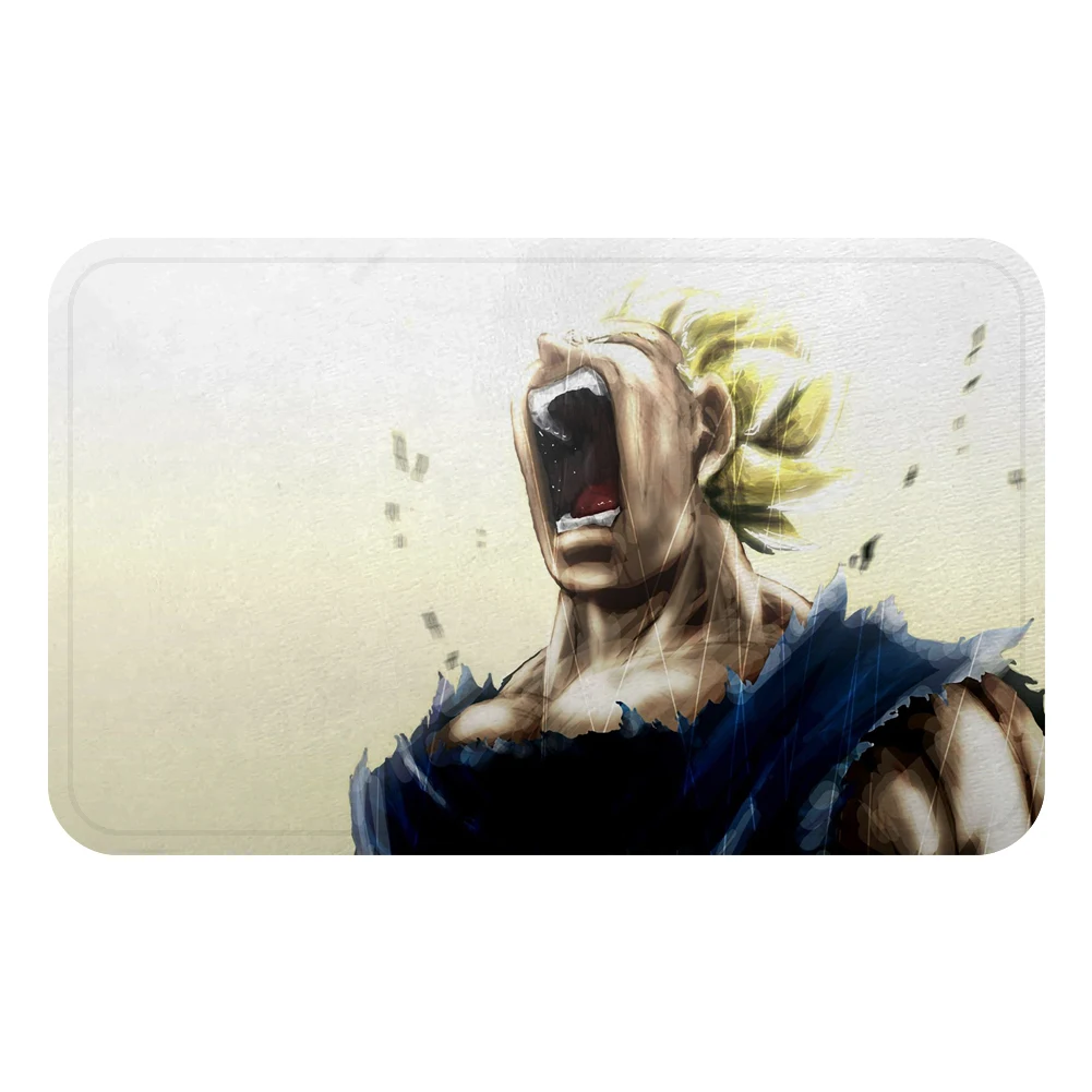 Аниме Жемчуг дракона Вегета Сон Гоку Saiyan коврик для ванной ковер декоративный Противоскользящий коврик комната автомобиль пол барная подложка домашний декор для дверей подарок