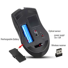 1 комплект мини Портативная Беспроводная мышь 6 клавиш оптическая игровая мышь G829 для ПК Компьютерные аксессуары для ноутбуков D08B