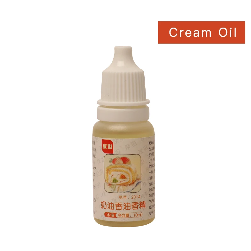 Cream Oil 10 мл пищевой аромат волшебный пищевой аромат напитки желе конфеты съедобная эссенция используется для выпечки печенья ручной работы мыло слизь инструмент - Цвет: Cream Oil