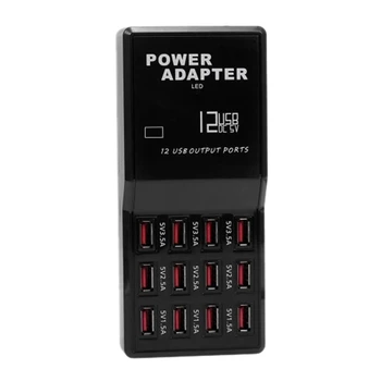 

Smart Charging Station with 12 Ports USB Charging Dock USB Charger Of Universal Compatibility Charging Station for Family and Of