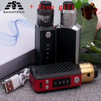 

Universe mini 80W Box Mod Vape Kit 510 Thread Apocalypse rda 2200mAh RDA tank Adjustable Voltage digital screen vs EKIFEE 100w