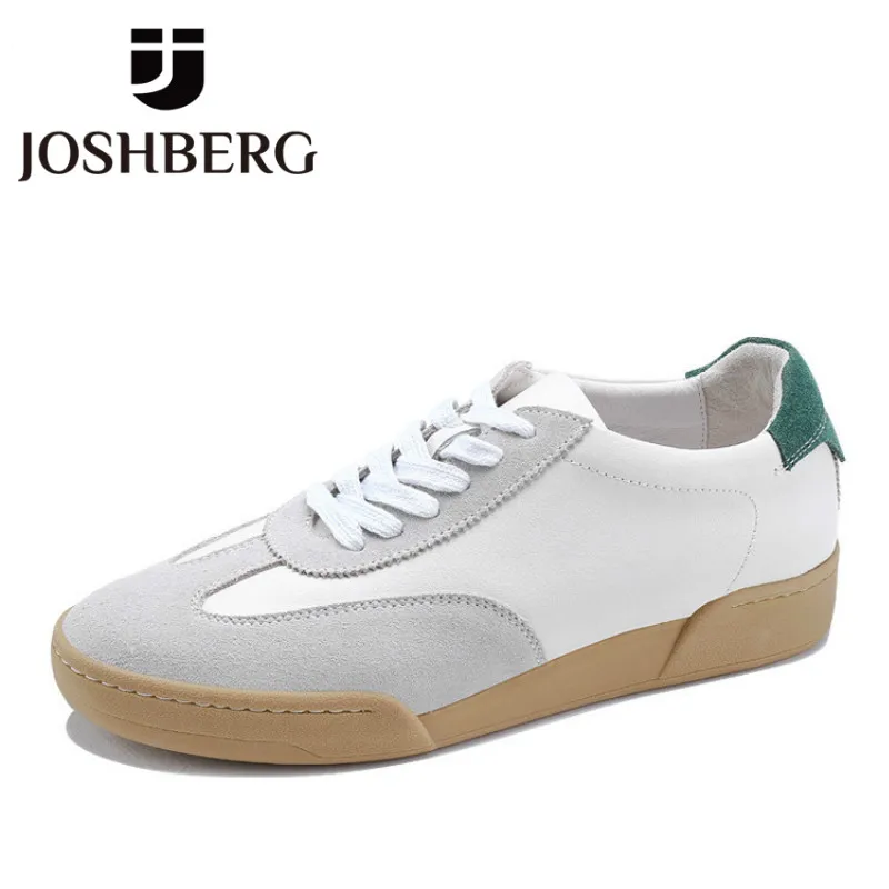 

JOSHBERG Brand Designer Cow Leather Street Style Men Shoes Non-Slip Mens Trainers Chinese Style Designer Shoes Men Basket Homme