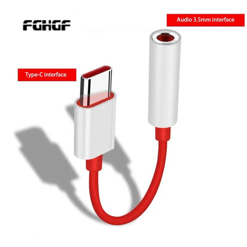 

For Oneplus 7 Pro 6T USB Type C To 3.5MM Earphone jack Adapter Aux Audio For One Plus 7 Pro 1+6T USB C Music Converter Cable