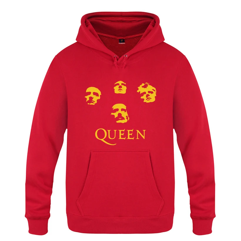 Тяжелый металл рок группа queen толстовки мужские мужские пуловеры флисовые толстовки с капюшоном