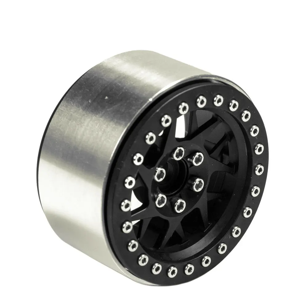 AXSPEED 4 шт. 35 мм Ширина металл 2,2 дюймов обод для колеса Beadlock для 1/10 осевой Рейф SCX10 RC D90 RC автомобиль