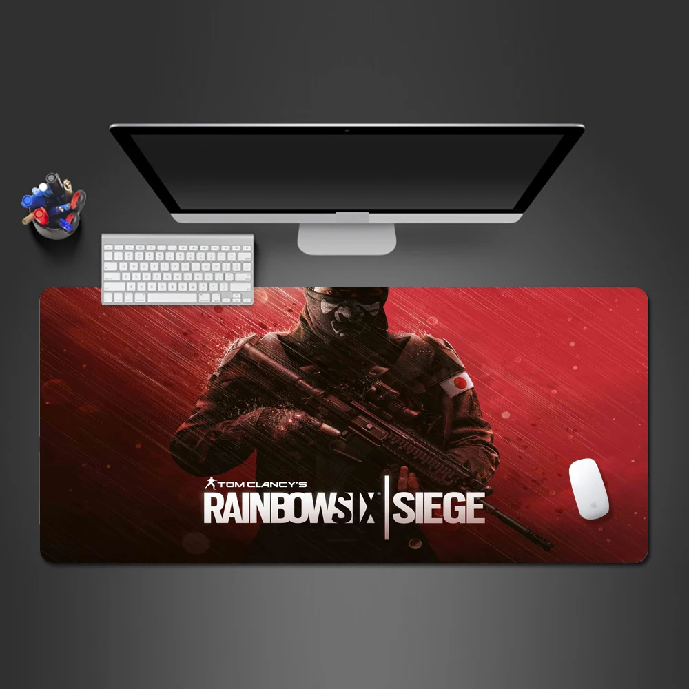 Rainbow Six Siege коврик для мыши супер классная моющаяся Резина PC игра Быстрый